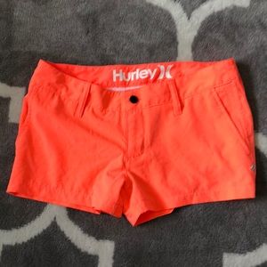 Hurley neon surf shorts